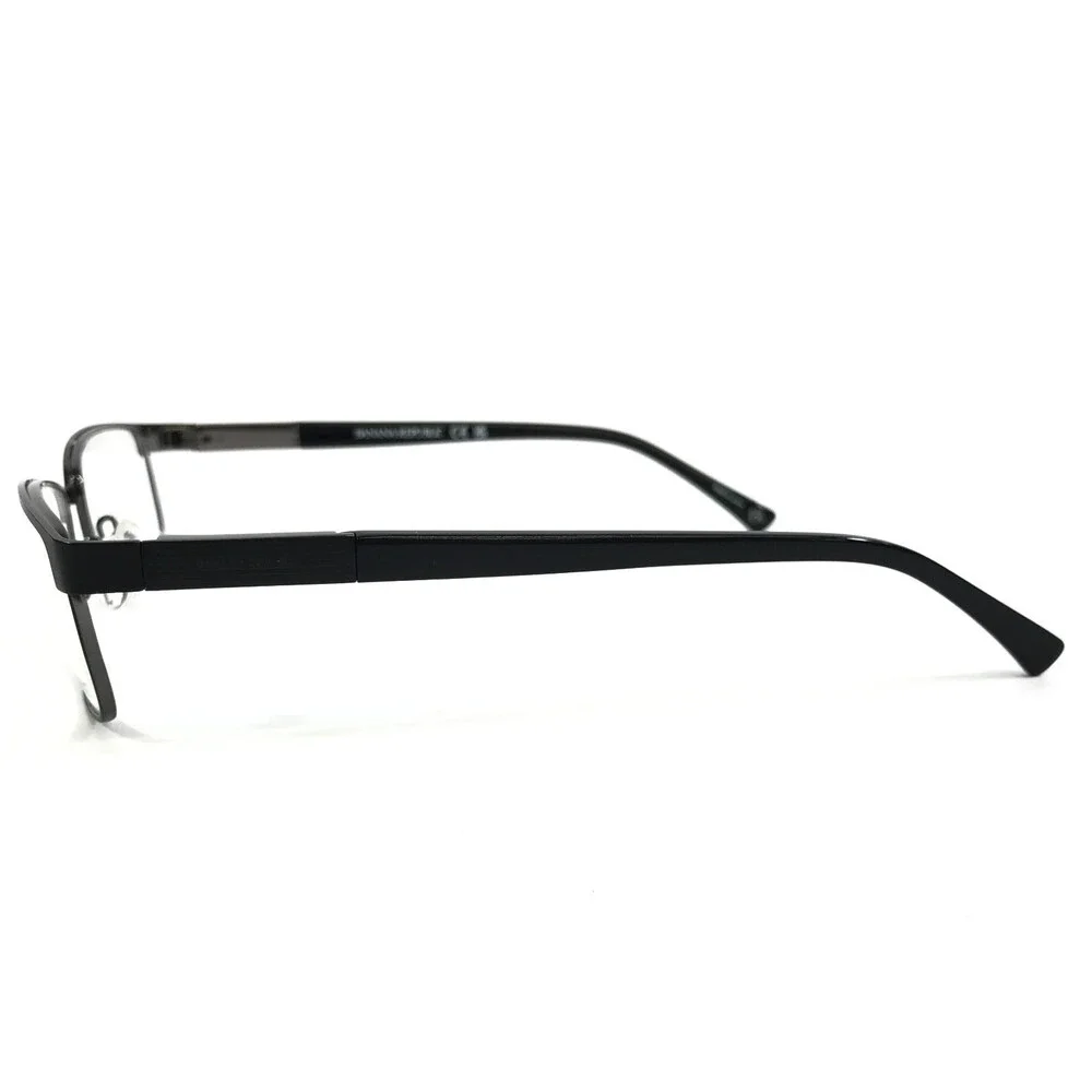 Banana Republic Eyeglasses Frames BR100 TI7 Ruthenium Matte Black Gray 52-18-140
